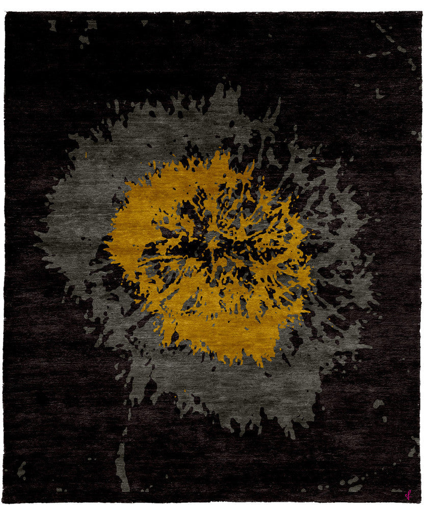 Fouman Hand Knotted Tibetan Rug, 6' Square