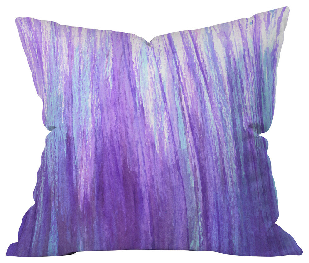 Sophia Buddenhagen Purple Stream Throw Pillow