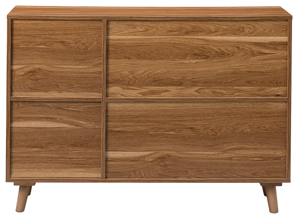 3-Door Accent Cabinet, Walnut