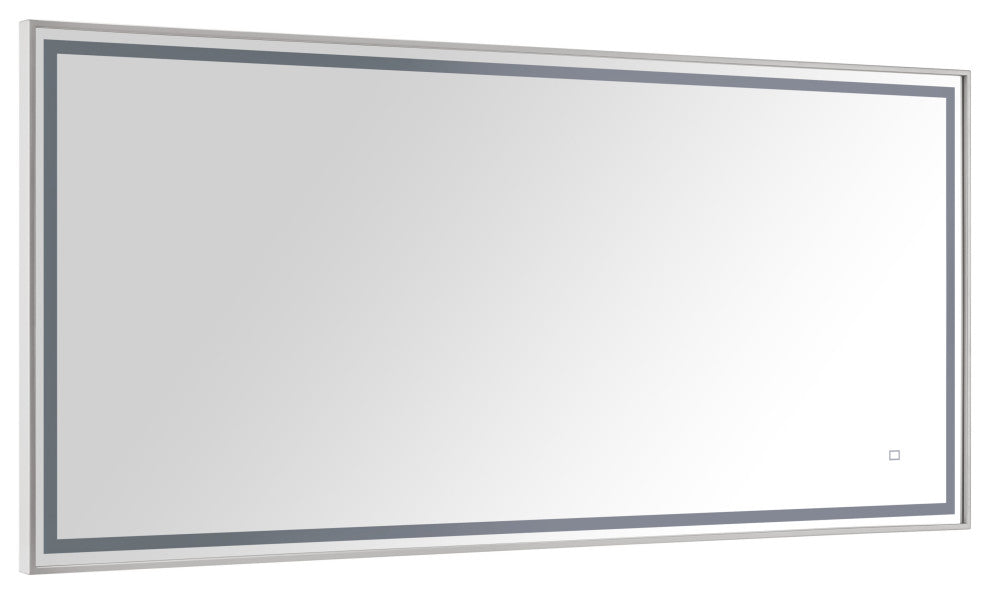 Avanity 59" LED Mirror, Brushed Stainless