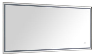 Avanity 59" LED Mirror, Brushed Stainless