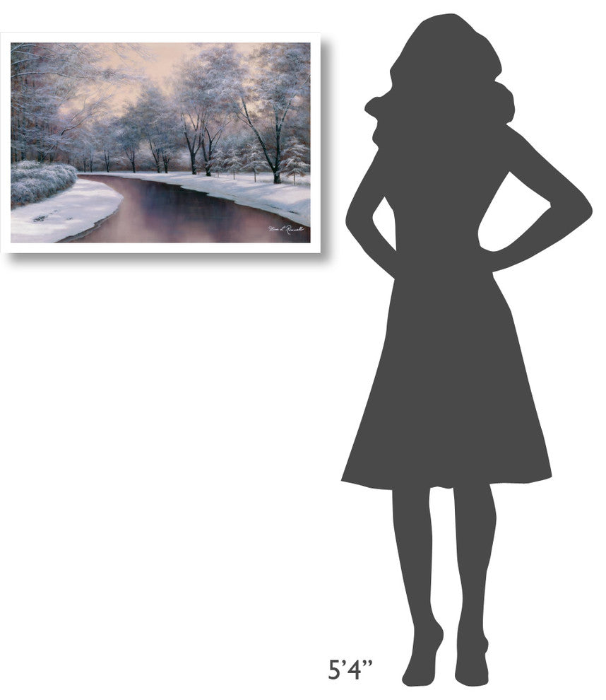 "Winter Sunlight" Digital Paper Print by Diane Romanello, 32"x22"