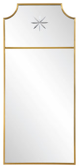 Uttermost Caddington Tall Brass Mirror
