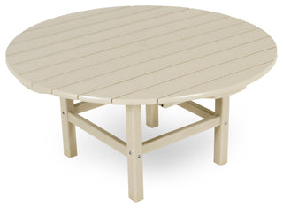Polywood Round 38" Conversation Table, Sand
