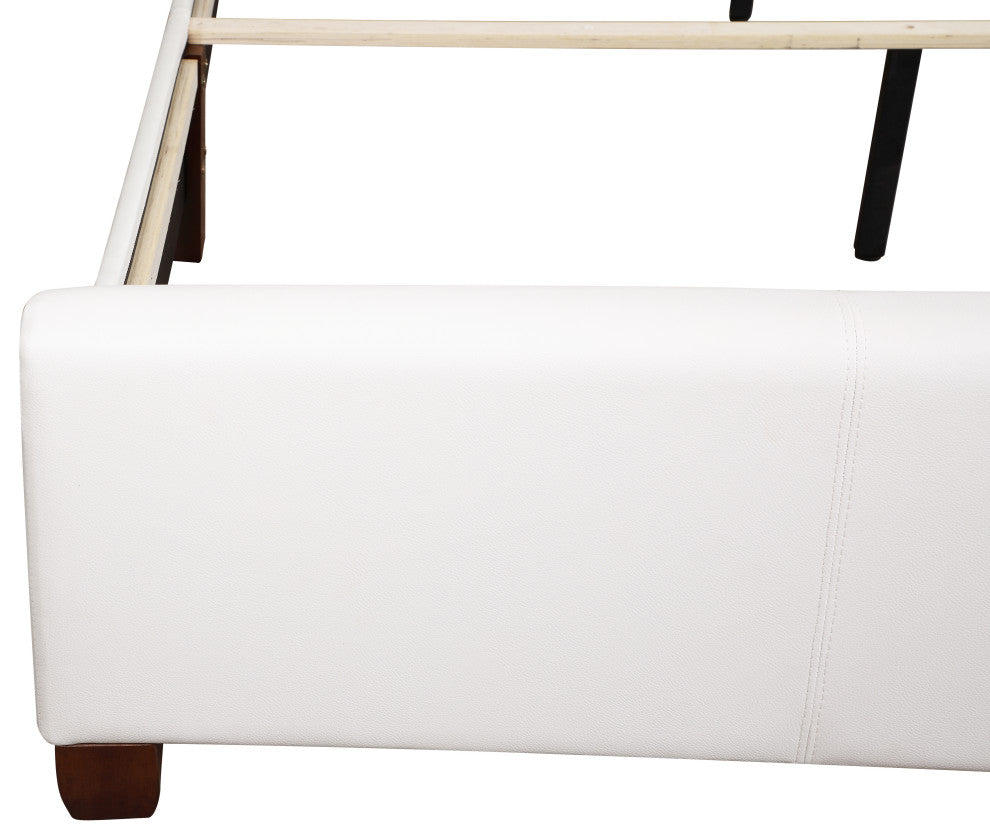 Bed, White, Full