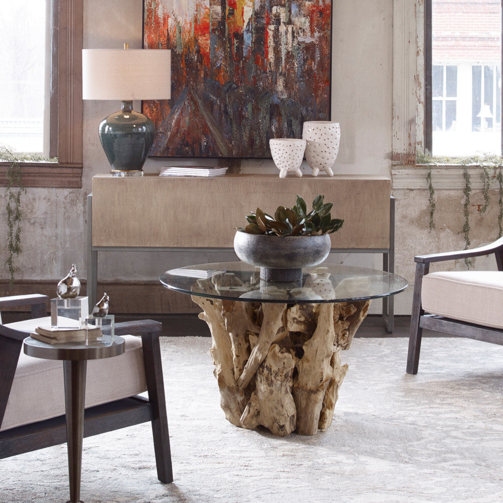 Uttermost - 25519 - Cocktail Table - Driftwood - Teak Driftwood
