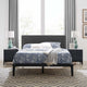 Dakota 3 Piece Upholstered Bedroom Set, Blue