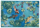 Esencia Koi Pond Indoor/Outdoor Mat Aqua 1'11"x4'11"