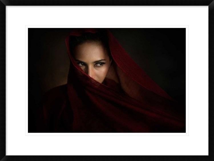 "Rustique" Framed Digital Print by Hardibudi, 30x22"