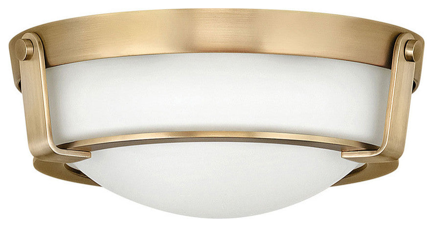Hinkley Hathaway Small Flush Mount, Heritage Brass