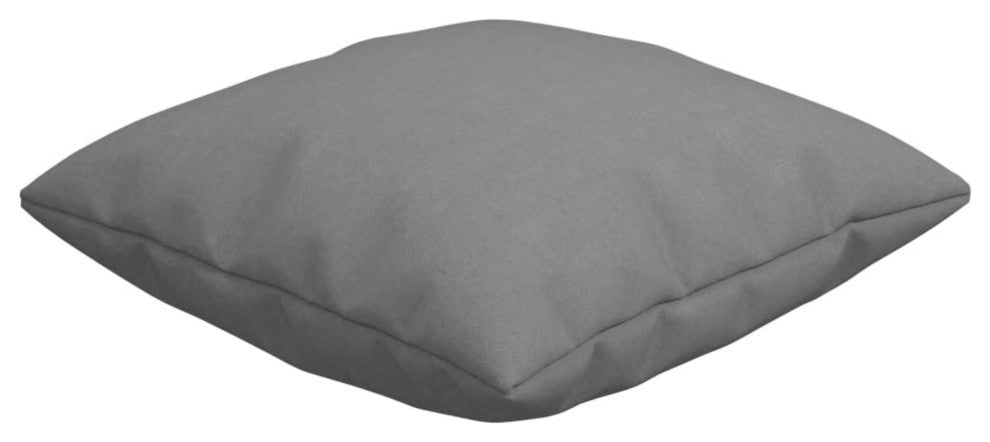 Vidaxl Throw Pillows, Gray, Set of 4, 20"