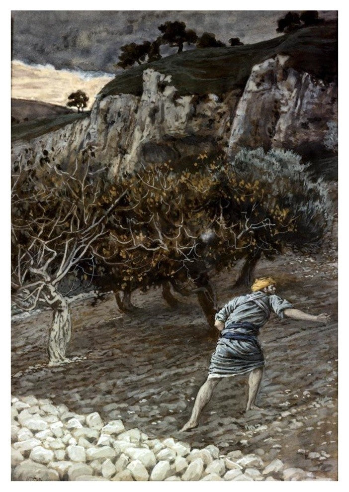"Enemy Sowing Tares" Digital Paper Print by James Tissot, 27"x38"