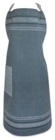 DII Gray Chambray French Stripe Chef Apron