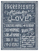 "Ingredients For Life Ditzy Floral Blue III" Paper Print by Mary Urban, 26"x34"