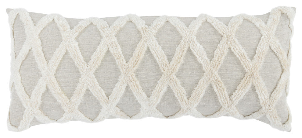 Evangeline 100% Linen 16"x 36"Throw Pillow in Natural by Kosas Home