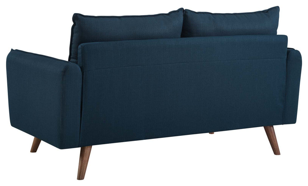 Loveseat and Sofa Set, Fabric, Navy Blue, Modern, Living Lounge Hospitality