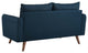 Loveseat and Sofa Set, Fabric, Navy Blue, Modern, Living Lounge Hospitality