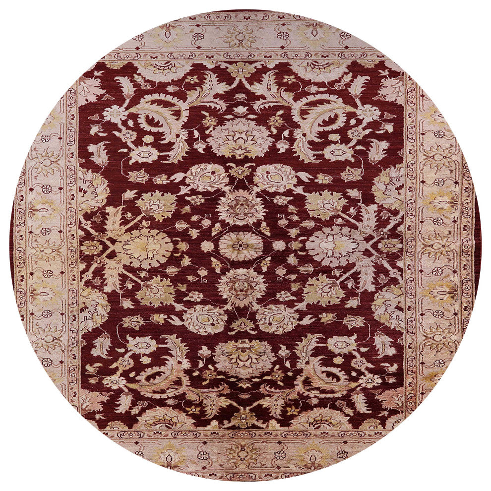 Ahgly Company Indoor Round Mid-Century Modern Area Rugs, 3' Round