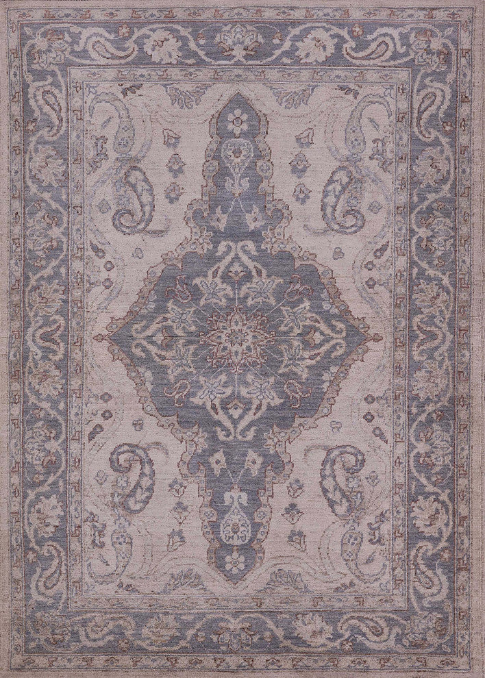 Ahgly Company Indoor Rectangle Mid-Century Modern Area Rugs, 7' x 10'
