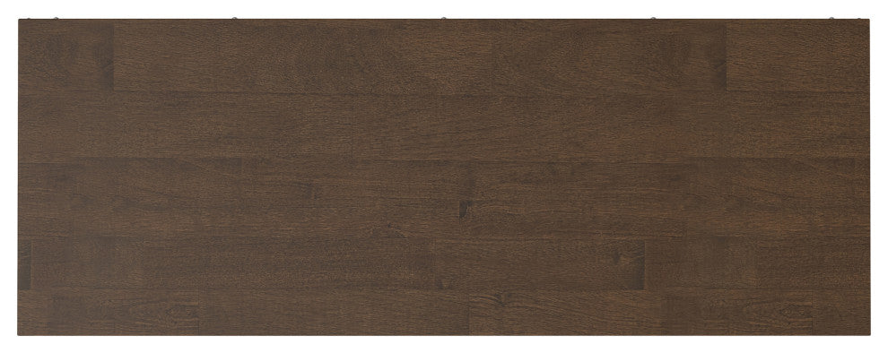 Banting Solid Hardwood 9 Cube Bookcase With Drawers, Walnut Brown