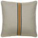 Gold Woven Medal Striped Linen Cushion | Andrew Martin Hedgerow