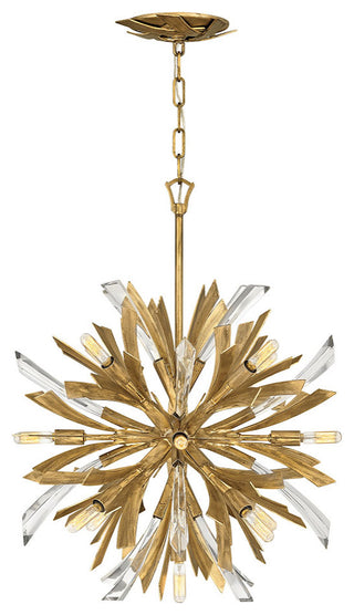 Vida Medium Orb Pendant, Burnished Gold