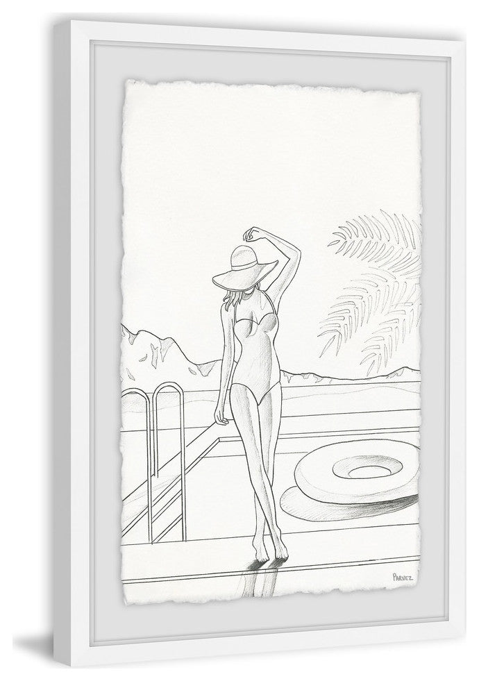 "Summer Sweetheart" Framed Painting Print, 30"x45"