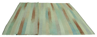 Sun Faded Flatweave Laureen Rust/Ivory Rug, 9'6 x 13'10