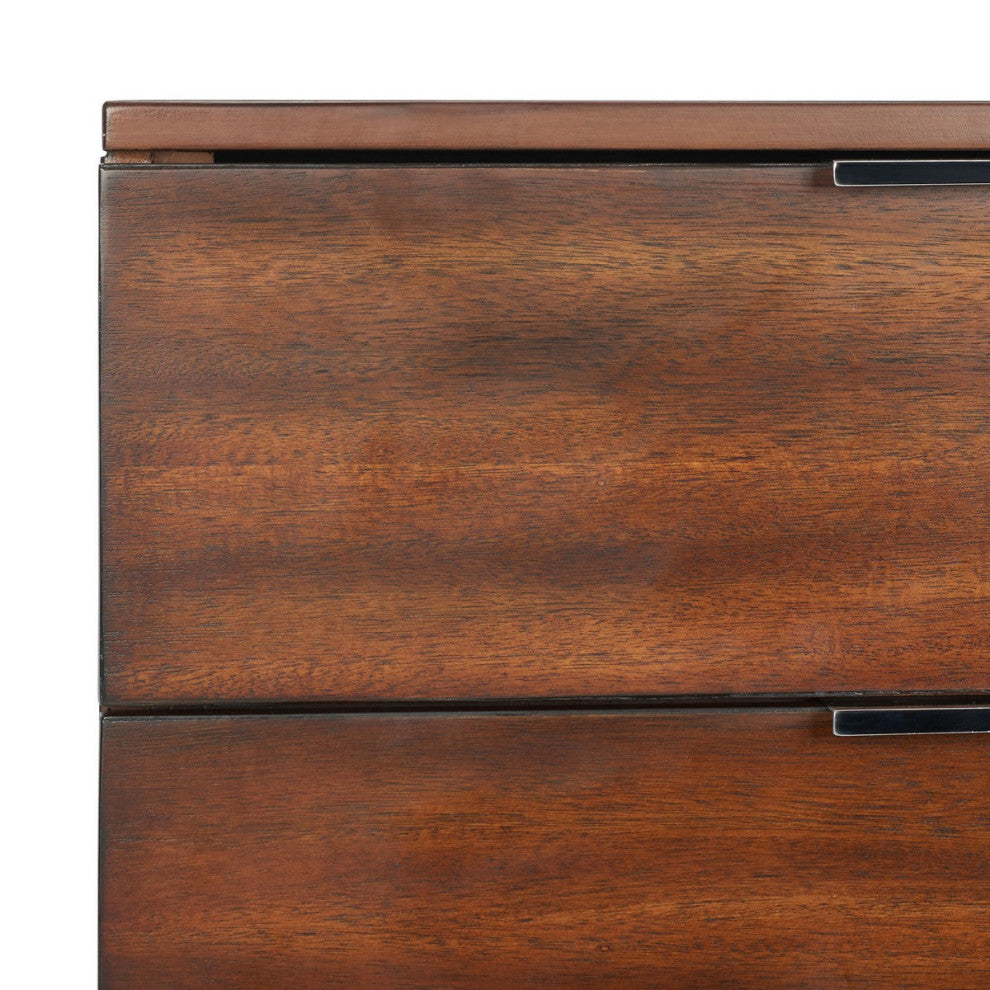 Safavieh Couture Brylin 8 Drawer Dresser Dark Walnut
