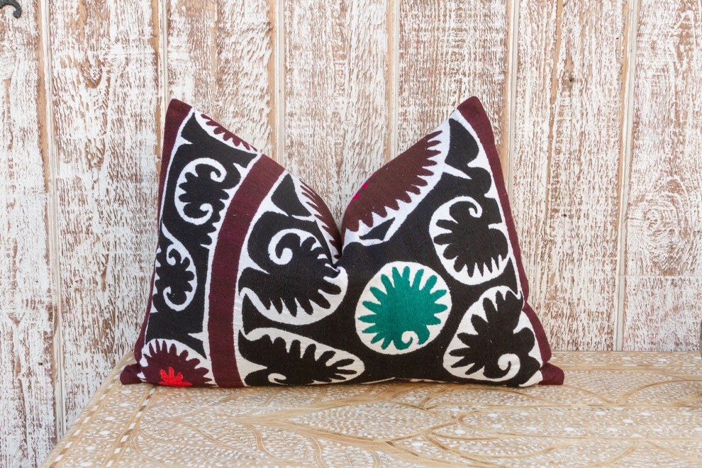 Zarina Gul Suzani Lumbar Pillow
