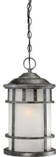 Nuvo 1-Light 18W Fluorescent Manor ES Outdoor Light Fixture, Aged Silver