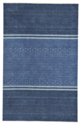 Gava Rectangle Hand Tufted Rug, Cobalt, 9' X12'
