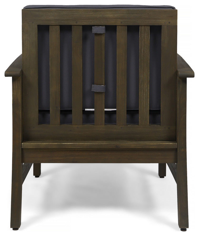 Abena Outdoor Acacia Wood Club Chair