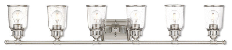 Livex Lighting Lawrenceville Light Bath Vanity, Brushed Nickel