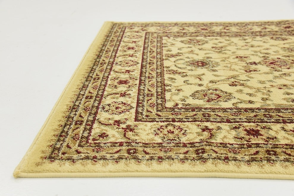Unique Loom Cream St. Louis Voyage 4' 0 x 6' 0 Area Rug