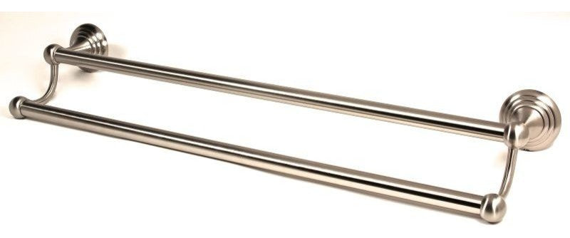 Alno Double Towel Bar in Satin Nickel