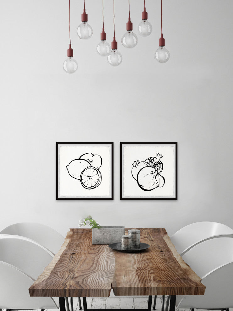 Healthy Twist Diptych, Set of 2, 32x32 Panels