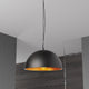 Helsinki 1-Light Pendant, Aluminum, Matte Black
