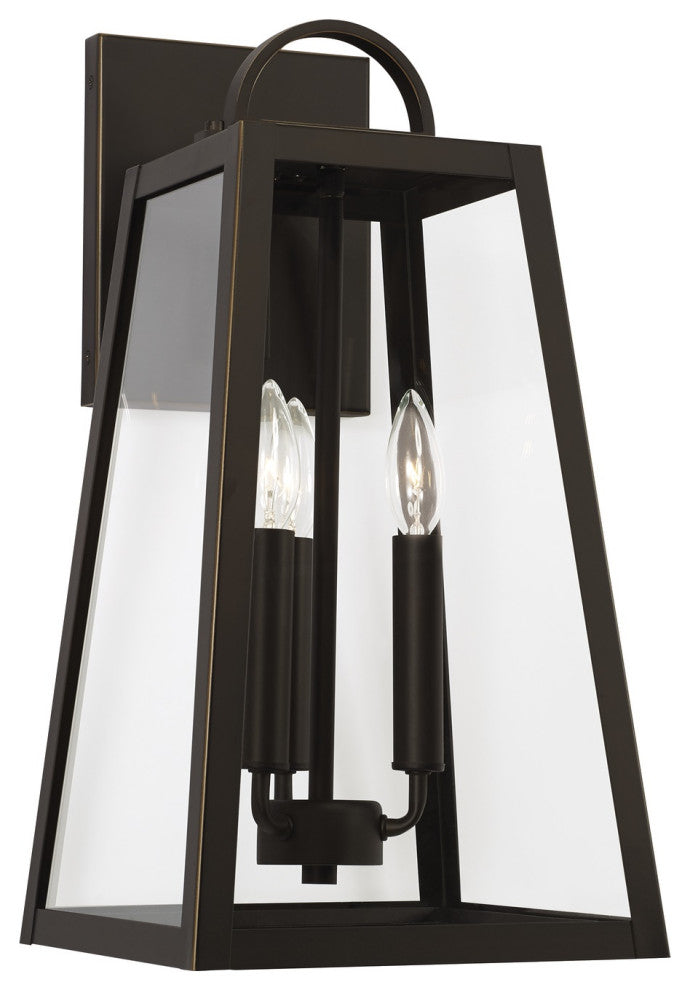 Capital Lighting Leighton 3-Light Outdoor Wall-Lantern 943732OZ Oiled Bronze