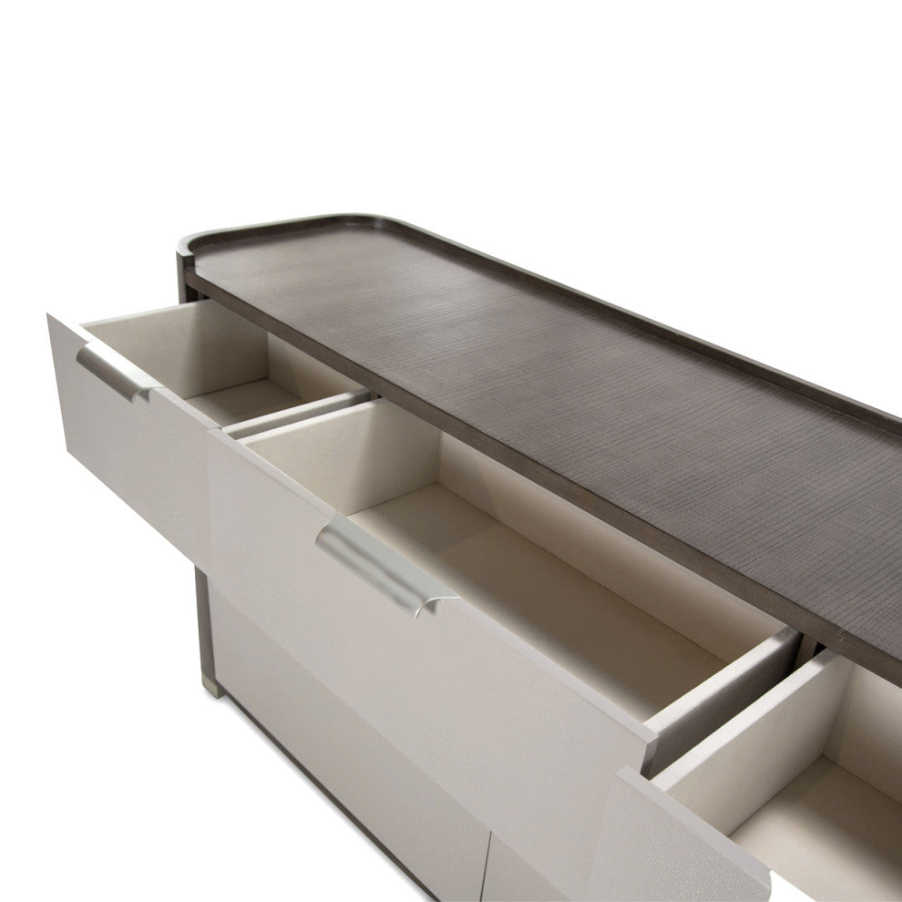 Roxbury Park Dresser with Mirror - Slate