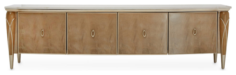 Villa Cherie Media Cabinet - Caramel