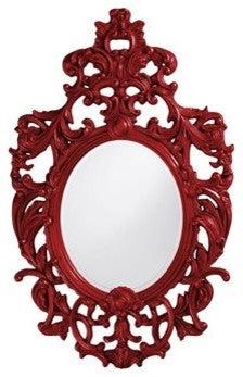Dorsiere Mirror, Red