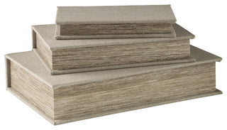 Jolina Linen Box, Set of 3