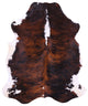 6' 10" X 5' 9" Organic Natural Hair-On Cowhide Area Rug C1458