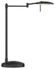 Dessau Turbo Swing Arm Table Lamp, Museum Black