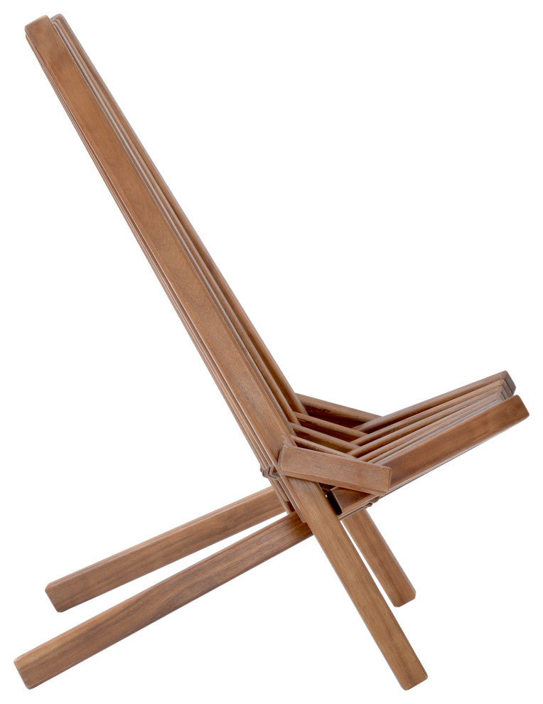 Folding Wood Chair, Indoor/Outdoor