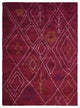 HAND KNOTTED LOOM SILK ECO-FRIENDLY RUGS-5'x8',Rectangle,Red Beige,Contemporary