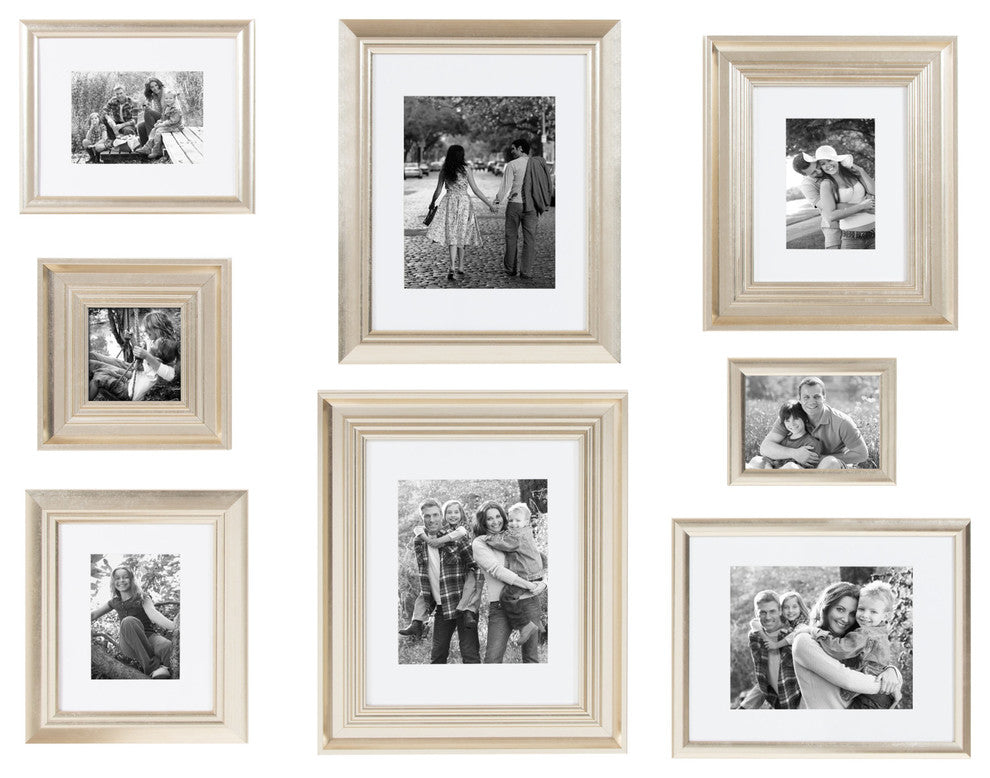 Odessa 8 Piece Frame Set, Champagne 8 Piece