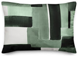 Green Abstract Design 14x20 Indoor/Outdoor Pillow