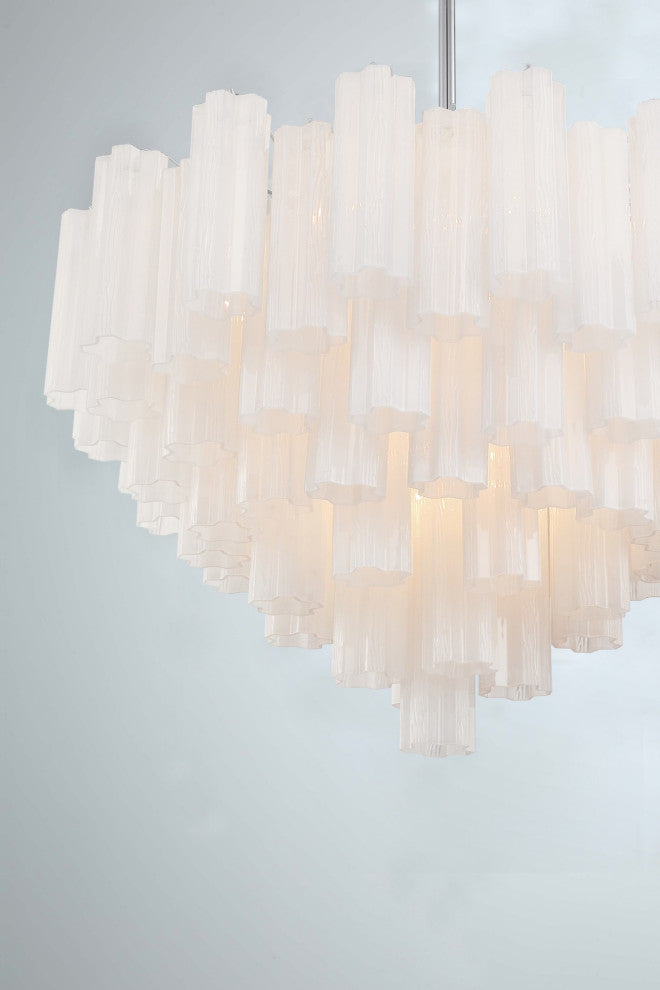 Crystorama Lighting Group ADD-316-WH Addis 16 Light 32"W - Polished Chrome